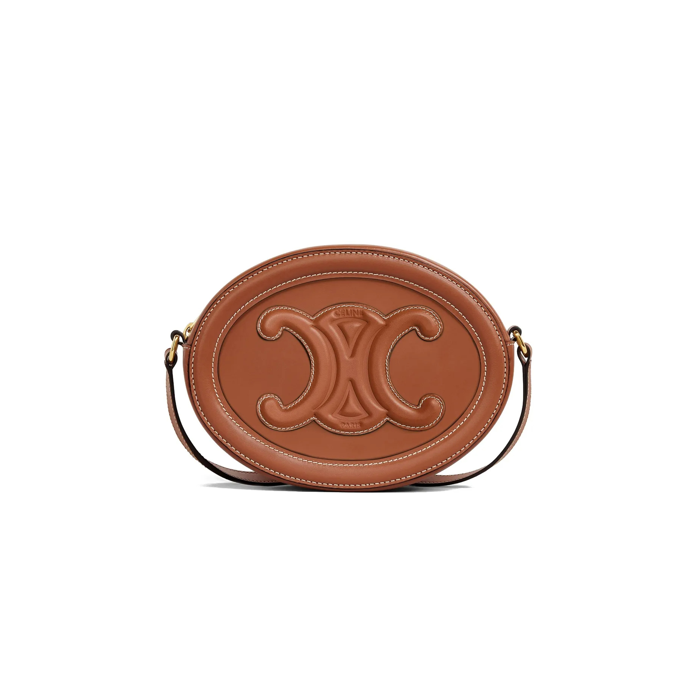 CELINE SMALL CROSSBODY IN TRIOMPHE SMOOTH COWHIDE 10I703DPQ.04LU (16*12.5*4cm)